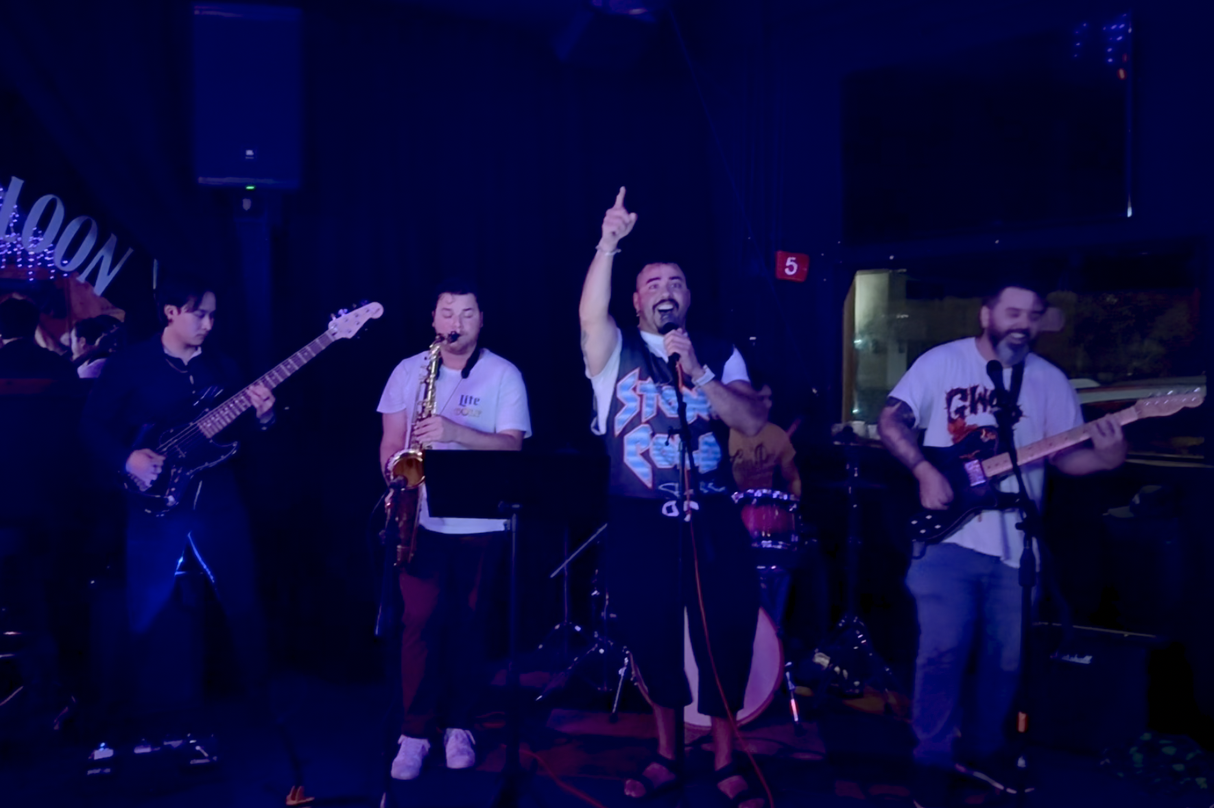 Clayton Munoz performing live on stage